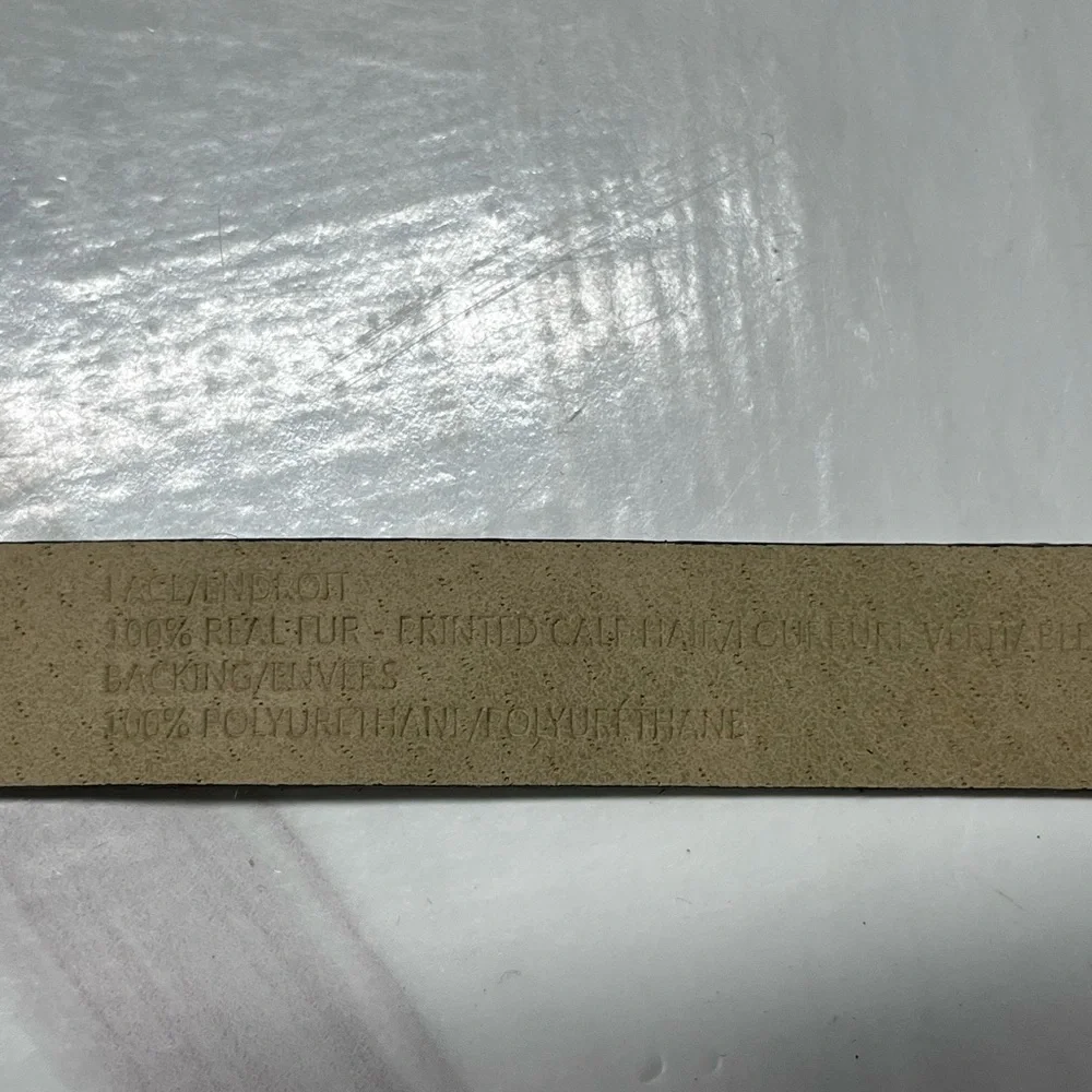 NWT Halogen | Calf Hair Leopard Print Belt Trouser Fit - Picture 4 of 5